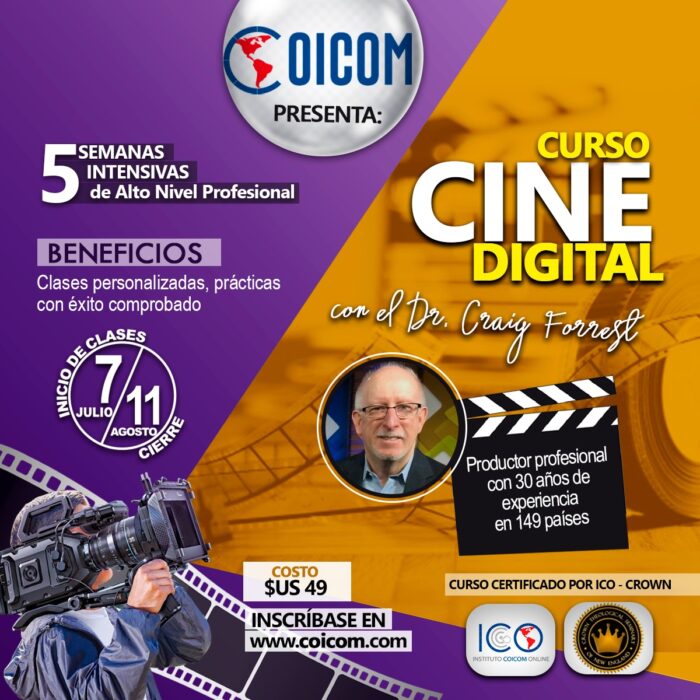 COICOM Y CROWN SEMINARY DIERON INICIO AL CURSO CINE DIGITAL CON CRAIG FORREST COMO FACILITADOR 1