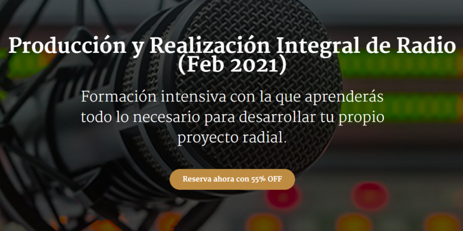 Producción y Realización Integral de Radio