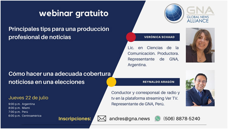 Webinar gratuito enseñará tips de producción y consejos para coberturas electorales 3