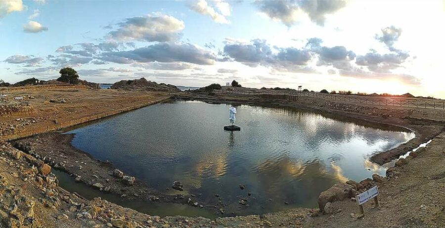 Hallan una piscina sagrada del dios Baal de hace 2.700 años