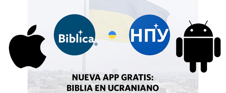 Bíblica presenta una aplicación con el texto bíblico en ucraniano