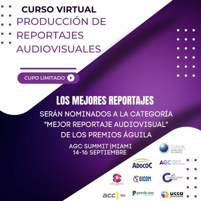 CURSO VIRTUAL PRODUCCION DE REPORTAJES AUDIOVISUALES