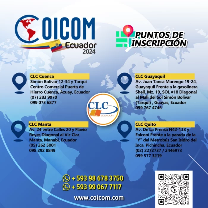Puntos de Inscripción habilitados en las librerías CLC Ecuador 8